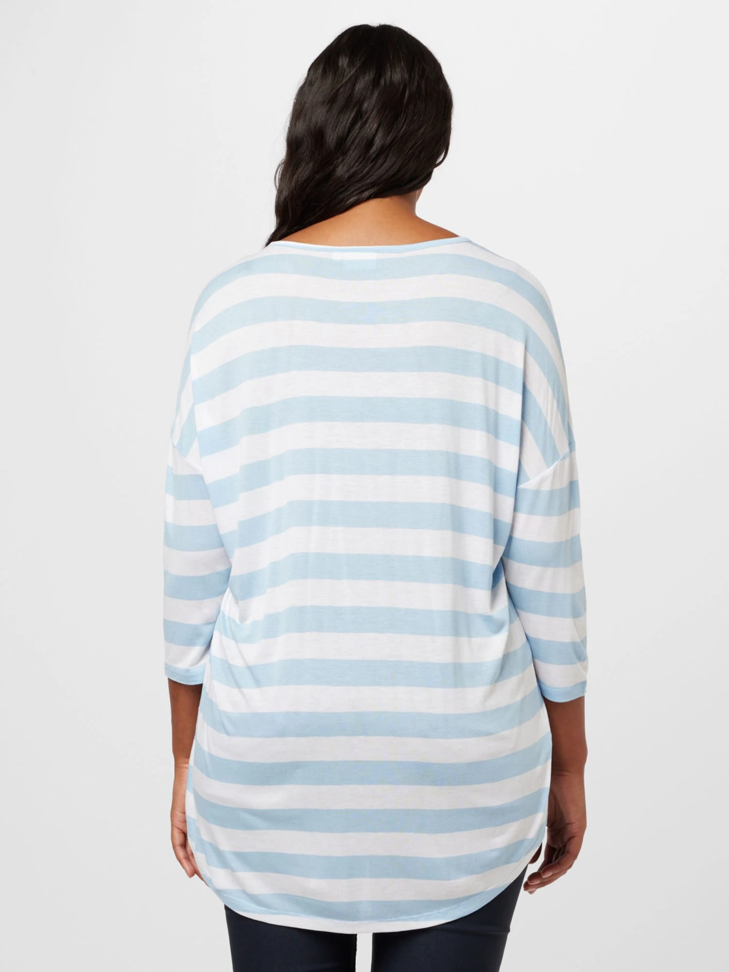 ONLY CARMAKOMA T-shirts à Manches 3/4 T-shirt LICAP Femme Blanc 6 ONLY CARMAKOMA T-shirts à Manches 3/4 T-shirt LICAP Femme Blanc – Image 4