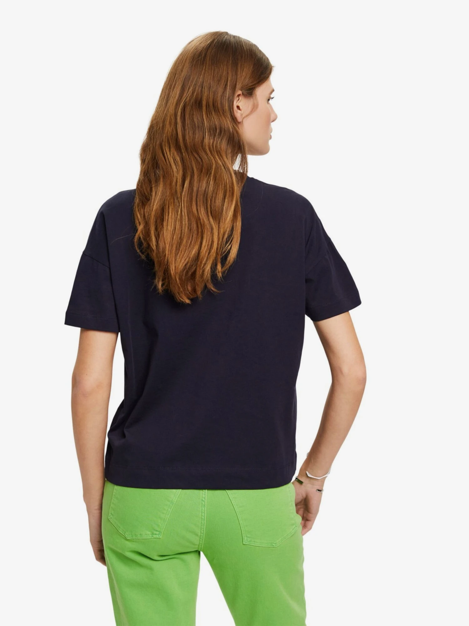 ESPRIT T-shirts T-shirt Femme Bleu / Bleu Marine 5 ESPRIT T-shirts T-shirt Femme Bleu / Bleu Marine – Image 3