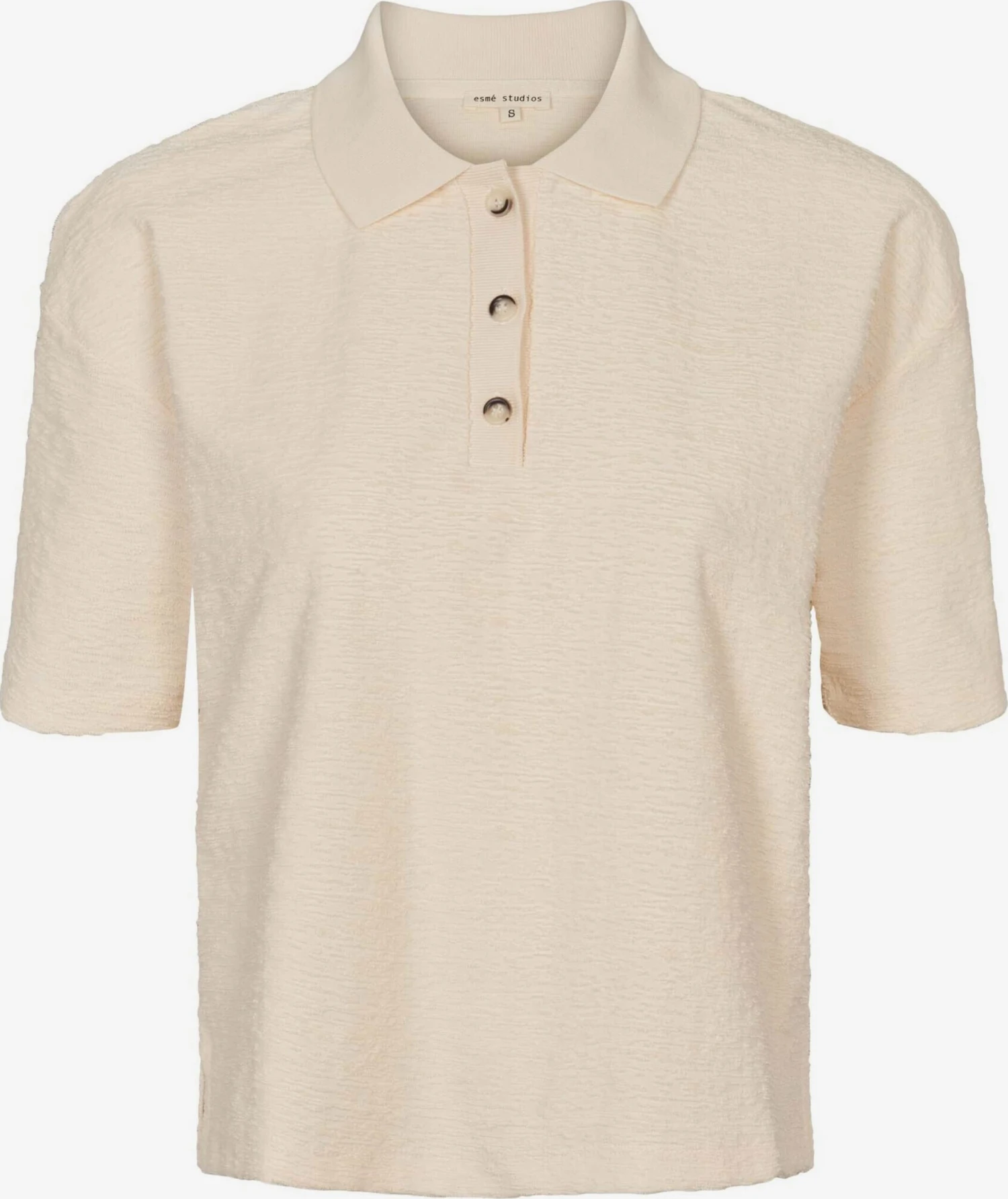 Esmé Studios Polos T-shirt ESMindy Polo Femme Beige 3 Esmé Studios Polos T-shirt ESMindy Polo Femme Beige