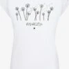 F4NT4STIC T-shirts T-shirt Dandelion Femme Blanc -Pas Cher Univers T-shirt Magasin 0dbc3d1301a6bb47831a0d54068f9a8d