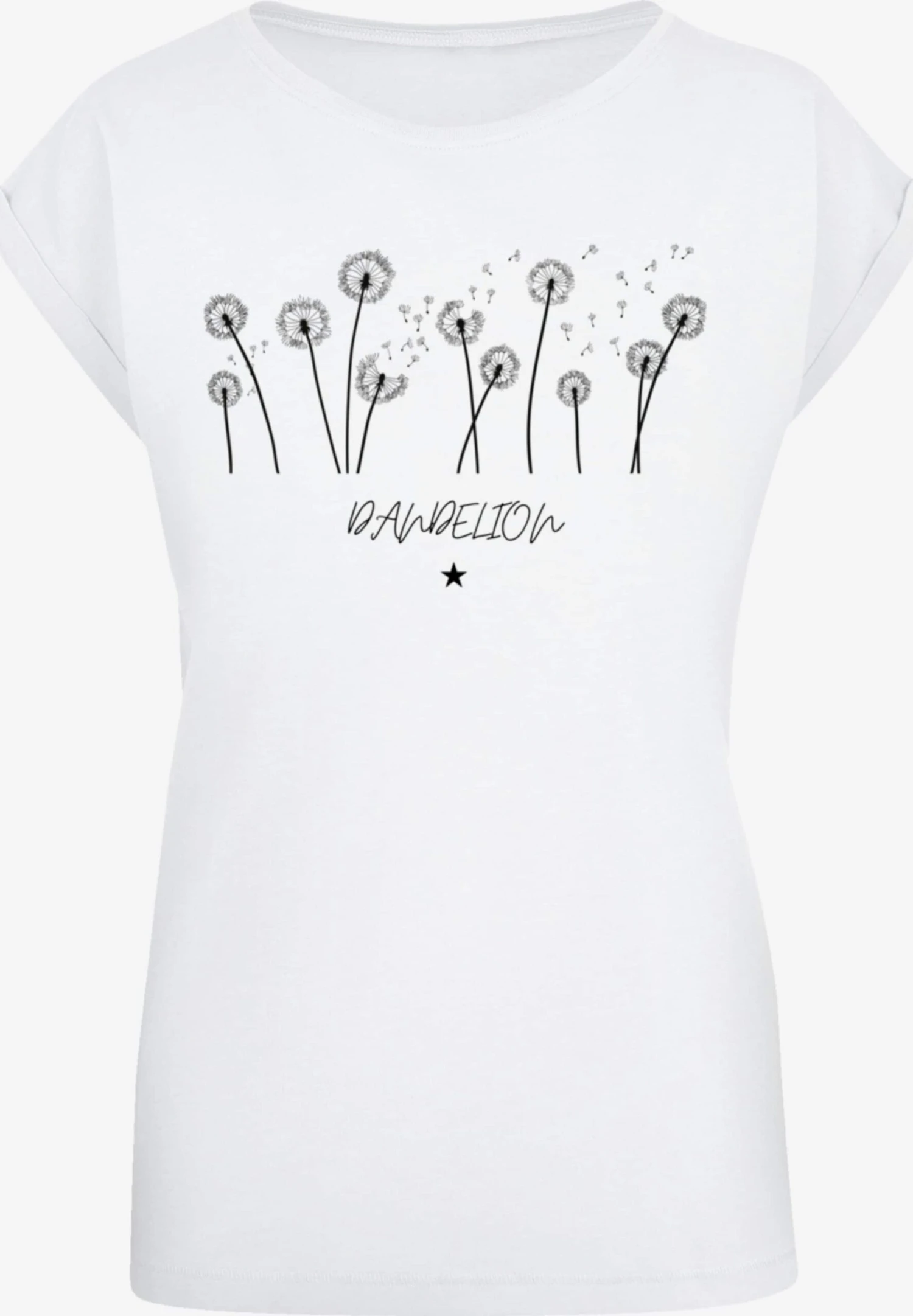 F4NT4STIC T-shirts T-shirt Dandelion Femme Blanc 3 F4NT4STIC T-shirts T-shirt Dandelion Femme Blanc