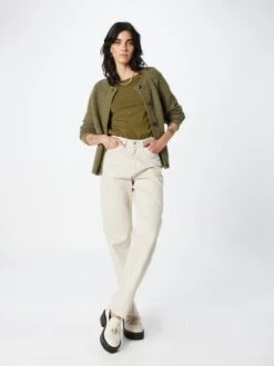 ONLY T-shirts à Manches 3/4 T-shirt FIFI Femme Olive -Pas Cher Univers T-shirt Magasin 0dd18a8a79151f6c2da05ed15880aff8