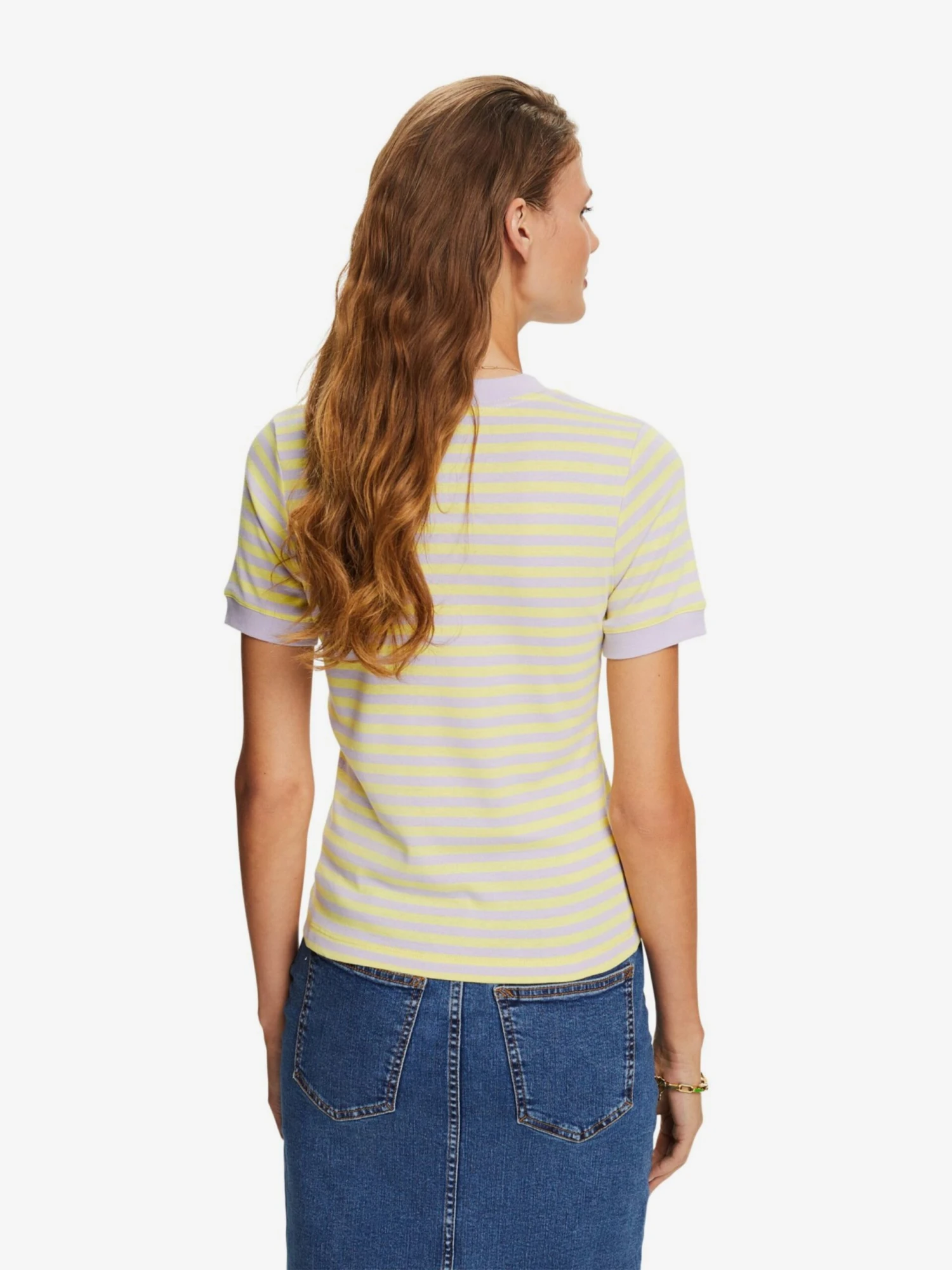 ESPRIT T-shirts T-shirt Femme Jaune Pastel 5 ESPRIT T-shirts T-shirt Femme Jaune Pastel – Image 3
