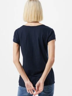 DRYKORN T-shirts T-shirt Avivi Femme Bleu Chiné -Pas Cher Univers T-shirt Magasin 1971aef7955c8e0d11ccec7b91d25776