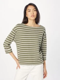 S.Oliver T-shirts à Manches 3/4 T-shirt Femme Kaki -Pas Cher Univers T-shirt Magasin 1a3a05ea1b34b8a91388561c4adf8906