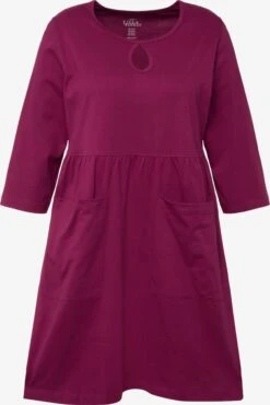 Ulla Popken T-shirts à Manches 3/4 T-shirt Femme Violet