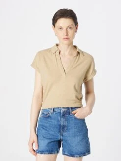 MEXX Polos T-shirt Femme Sable -Pas Cher Univers T-shirt Magasin 1d19b14b86a8f88a028c464e2fae8af0