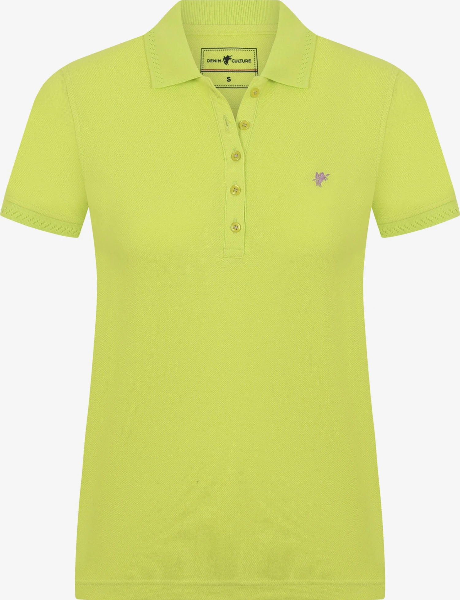 Polos T-shirt Femme Vert Fluo 3 Polos T-shirt Femme Vert Fluo