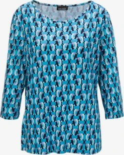 GOLDNER T-shirts à Manches 3/4 T-shirt Femme Bleu