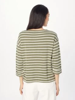 S.Oliver T-shirts à Manches 3/4 T-shirt Femme Kaki -Pas Cher Univers T-shirt Magasin 24a2c94f576cc534e5249e5561c31808