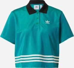 Adidas Originals Polos T-shirt Femme Bleu Pastel