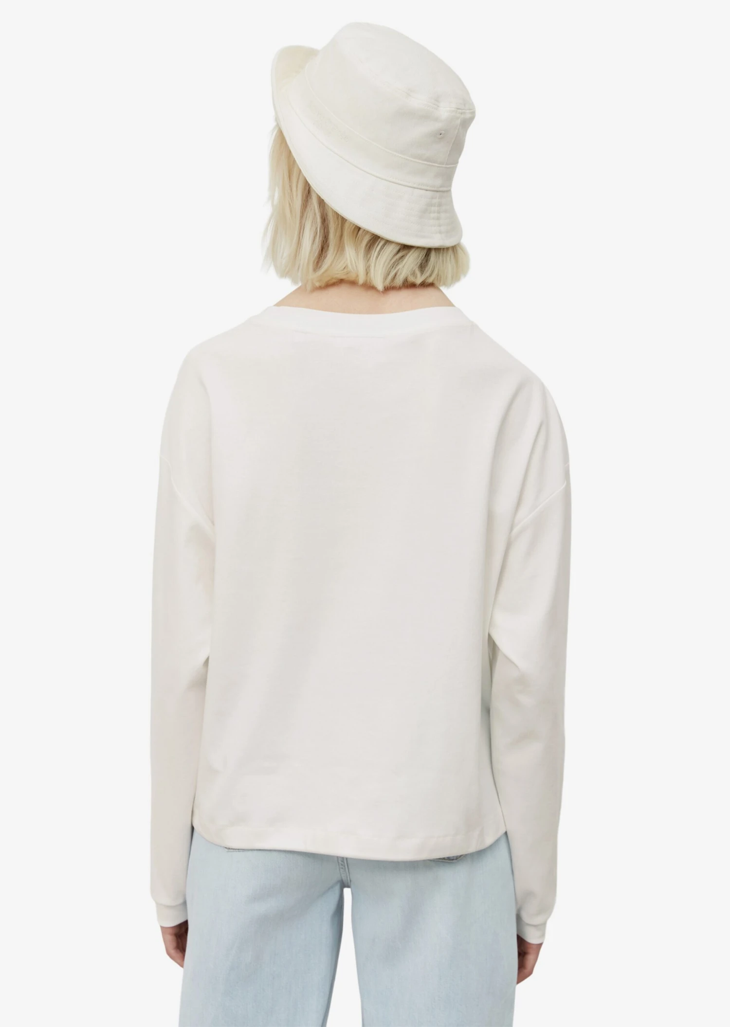 Marc O'Polo DENIM T-shirts à Manches Longues T-shirt Femme Blanc 6 Marc O'Polo DENIM T-shirts à Manches Longues T-shirt Femme Blanc – Image 4