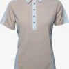Polos T-shirt Ladies Tournament Polo Femme Beige -Pas Cher Univers T-shirt Magasin 27b5871383cc139f5ba0454ac6e70953