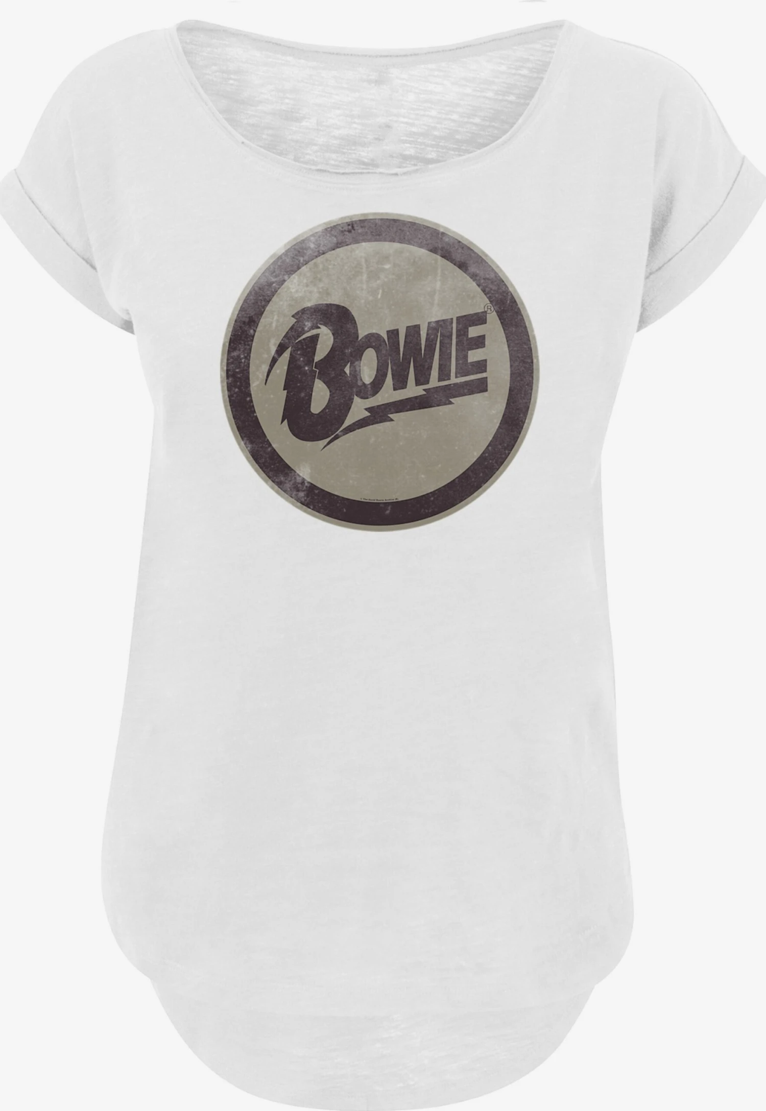 F4NT4STIC T-shirts T-shirt David Bowie Femme Blanc 3 F4NT4STIC T-shirts T-shirt David Bowie Femme Blanc