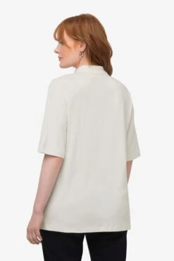 Ulla Popken Polos T-shirt Femme Blanc Cassé -Pas Cher Univers T-shirt Magasin 2a57681c4a26d86e8d53432252c54726