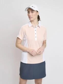 Polos T-shirt Ladies Tournament Polo Femme Beige -Pas Cher Univers T-shirt Magasin 2bd6dfe3095dadfa7034135686cae4ff