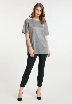 Faina T-shirts Oversize T-shirt Oversize Femme Argent -Pas Cher Univers T-shirt Magasin 2f903ee48752004847a109d62ff62953
