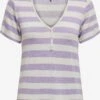 ONLY T-shirts T-shirt Lira Femme Violet Clair -Pas Cher Univers T-shirt Magasin 30bea5046e97465ec24d7344fd3b2cce