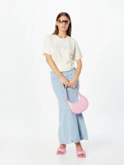 WAREHOUSE T-shirts Oversize T-shirt Oversize Rock Forever Femme écru -Pas Cher Univers T-shirt Magasin 30eff14680134f2a4c226f606374fcfb