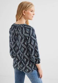 Cecil T-shirts à Manches 3/4 T-shirt Femme Bleu / Bleu Nuit -Pas Cher Univers T-shirt Magasin 313af94fd03dcd754c4e159e0d494994