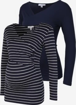 T-shirts à Manches Longues T-shirt FIONA Femme Bleu Marine