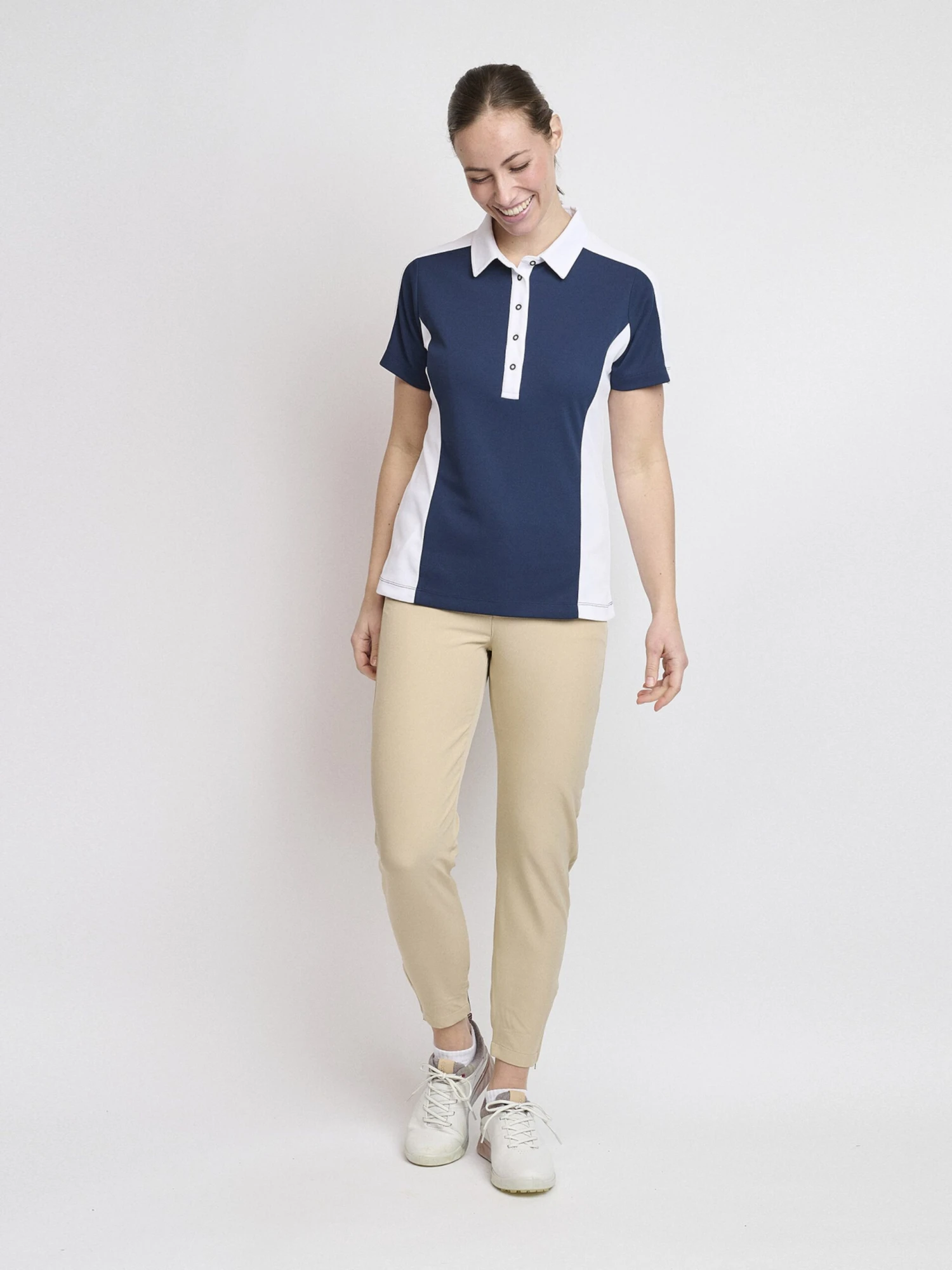 Polos T-shirt Ladies Tournament Polo Femme Bleu Foncé 5 Polos T-shirt Ladies Tournament Polo Femme Bleu Foncé – Image 3