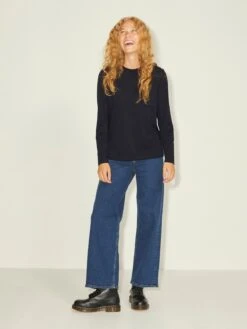 JJXX T-shirts à Manches Longues T-shirt Agnes Femme Noir -Pas Cher Univers T-shirt Magasin 363436df6bc1df88fdcba8a3b1d7e71e