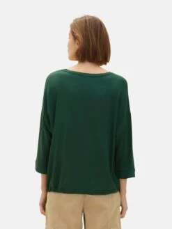 Tom Tailor T-shirts à Manches 3/4 T-shirt Femme Vert Foncé -Pas Cher Univers T-shirt Magasin 36d3c5a525d00f1472e7a61bc4d97b44