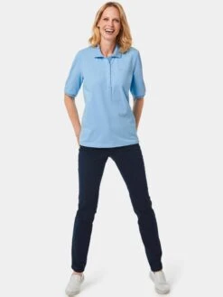 GOLDNER Polos T-shirt Femme Bleu Ciel -Pas Cher Univers T-shirt Magasin 3e9cba2d554950bd97a4c26548ac4772