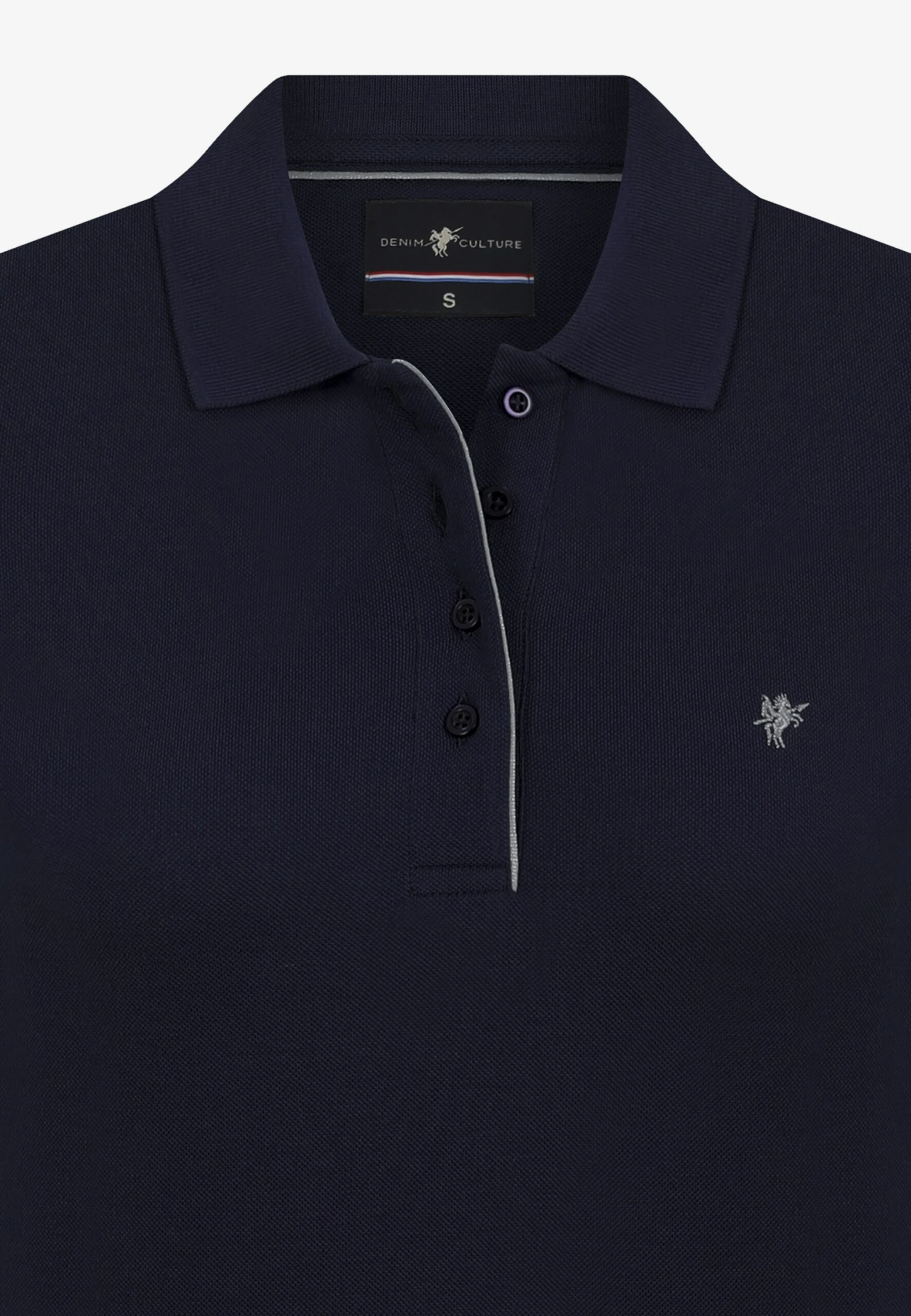 Polos T-shirt MATHILDE Femme Bleu Marine / Blanc 10 Polos T-shirt MATHILDE Femme Bleu Marine / Blanc – Image 8