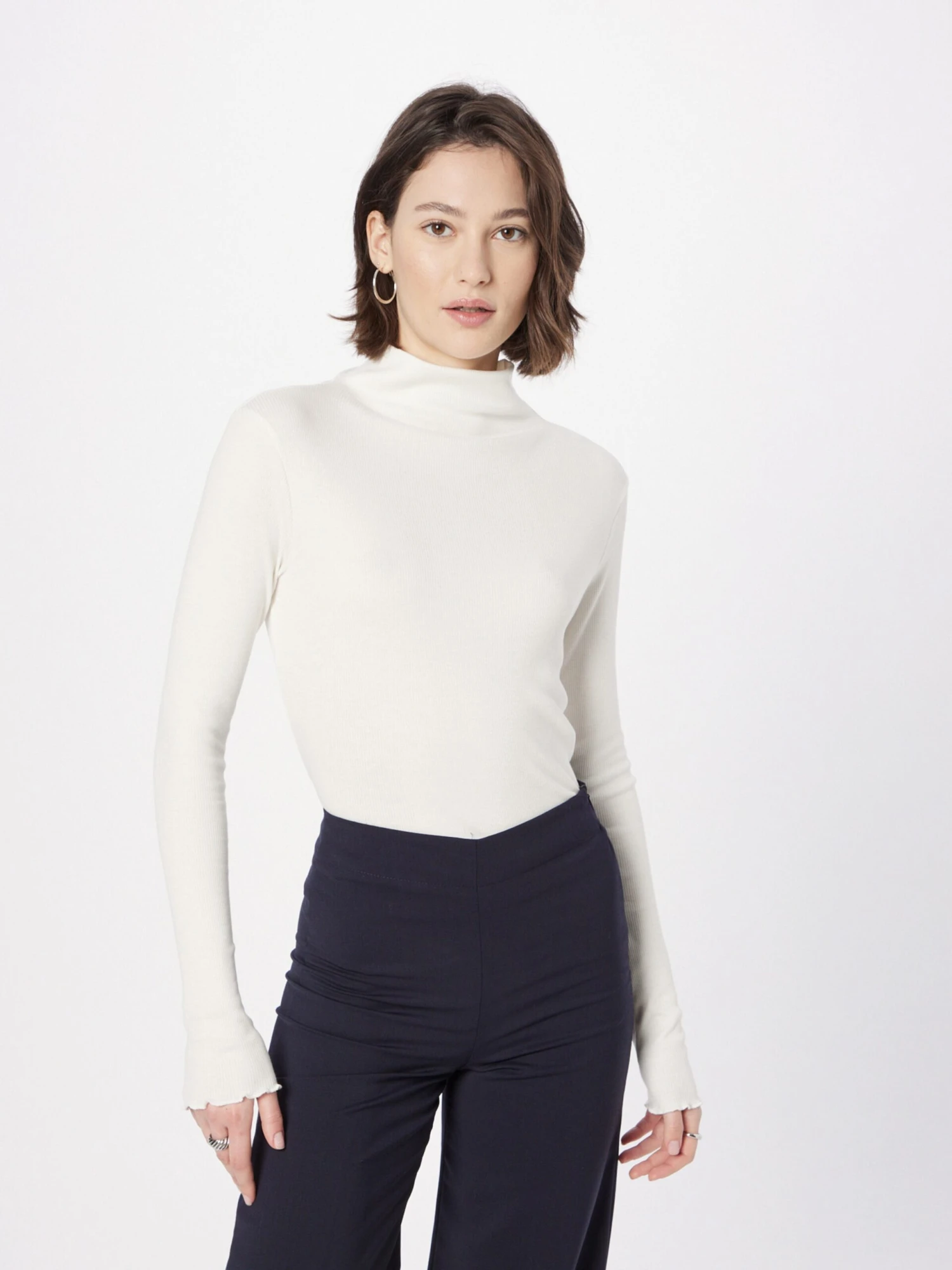 CINQUE T-shirts à Manches Longues T-shirt CIRIBA Femme Blanc 5 CINQUE T-shirts à Manches Longues T-shirt CIRIBA Femme Blanc – Image 3