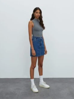 EDITED T-shirts à Manches Longues T-shirt Kaori Femme Gris -Pas Cher Univers T-shirt Magasin 45fda2443e8a58d70d48002d61972eae