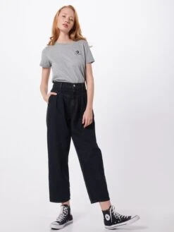 Converse T-shirts T-shirt Femme Gris Chiné -Pas Cher Univers T-shirt Magasin 48dff491762a869ea1e4c6eb2f03ae41