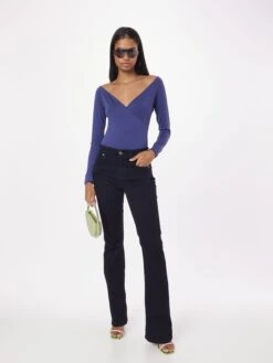 NLY By Nelly T-shirts à Manches Longues T-shirt Femme Indigo -Pas Cher Univers T-shirt Magasin 4a519ac6fd50e477480058a95b9cd5aa