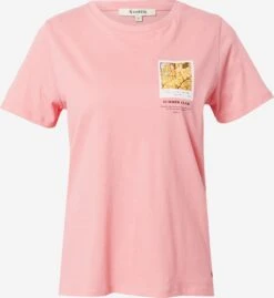 Garcia T-shirts T-shirt Femme Rose Clair