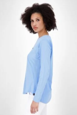 T-shirts à Manches Longues T-shirt LeaAK Femme Bleu Clair -Pas Cher Univers T-shirt Magasin 4e56d2cb3dc7aaf83c50820a685dad2f