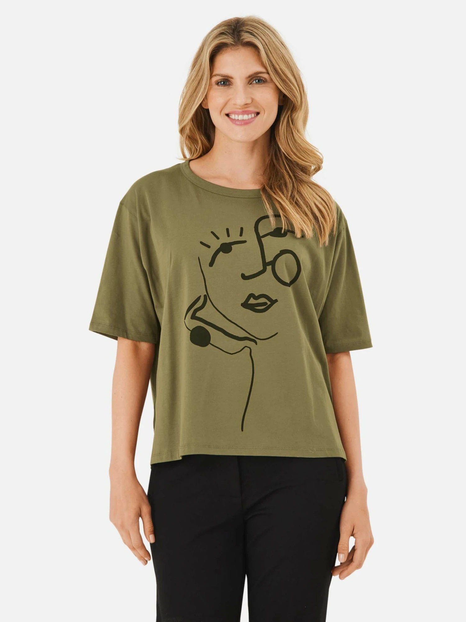 Masai T-shirts T-shirt MaDoreann Femme Vert 5 Masai T-shirts T-shirt MaDoreann Femme Vert – Image 3