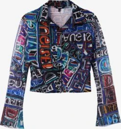 Desigual T-shirts à Manches Longues T-shirt LETTERING Femme Mélange De Couleurs
