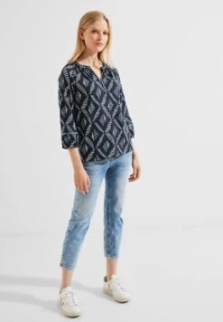 Cecil T-shirts à Manches 3/4 T-shirt Femme Bleu / Bleu Nuit -Pas Cher Univers T-shirt Magasin 50a65b2859f432450d3d1b5db967d797