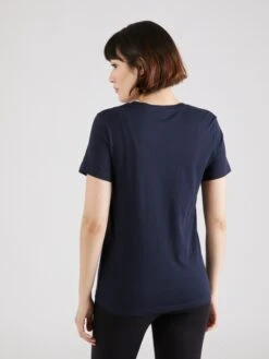 T-shirts T-shirt Femme Bleu Marine -Pas Cher Univers T-shirt Magasin 50f7cf6026097648a3331cbe2023ec84