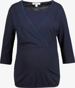 Ulla Popken T-shirts à Manches 3/4 T-shirt Femme Marine