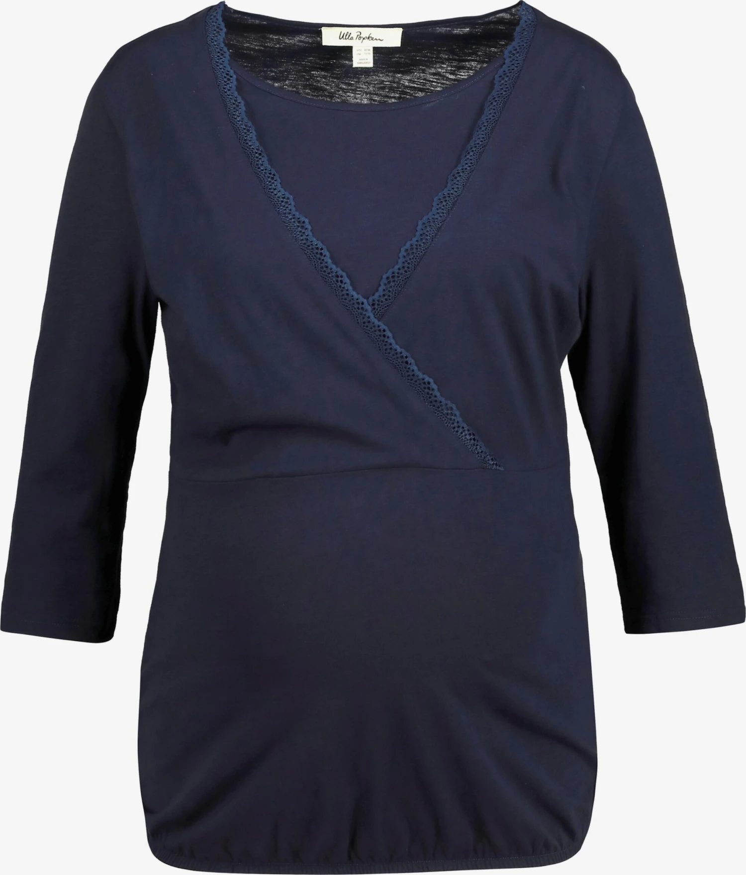 Ulla Popken T-shirts à Manches 3/4 T-shirt Femme Marine 3 Ulla Popken T-shirts à Manches 3/4 T-shirt Femme Marine