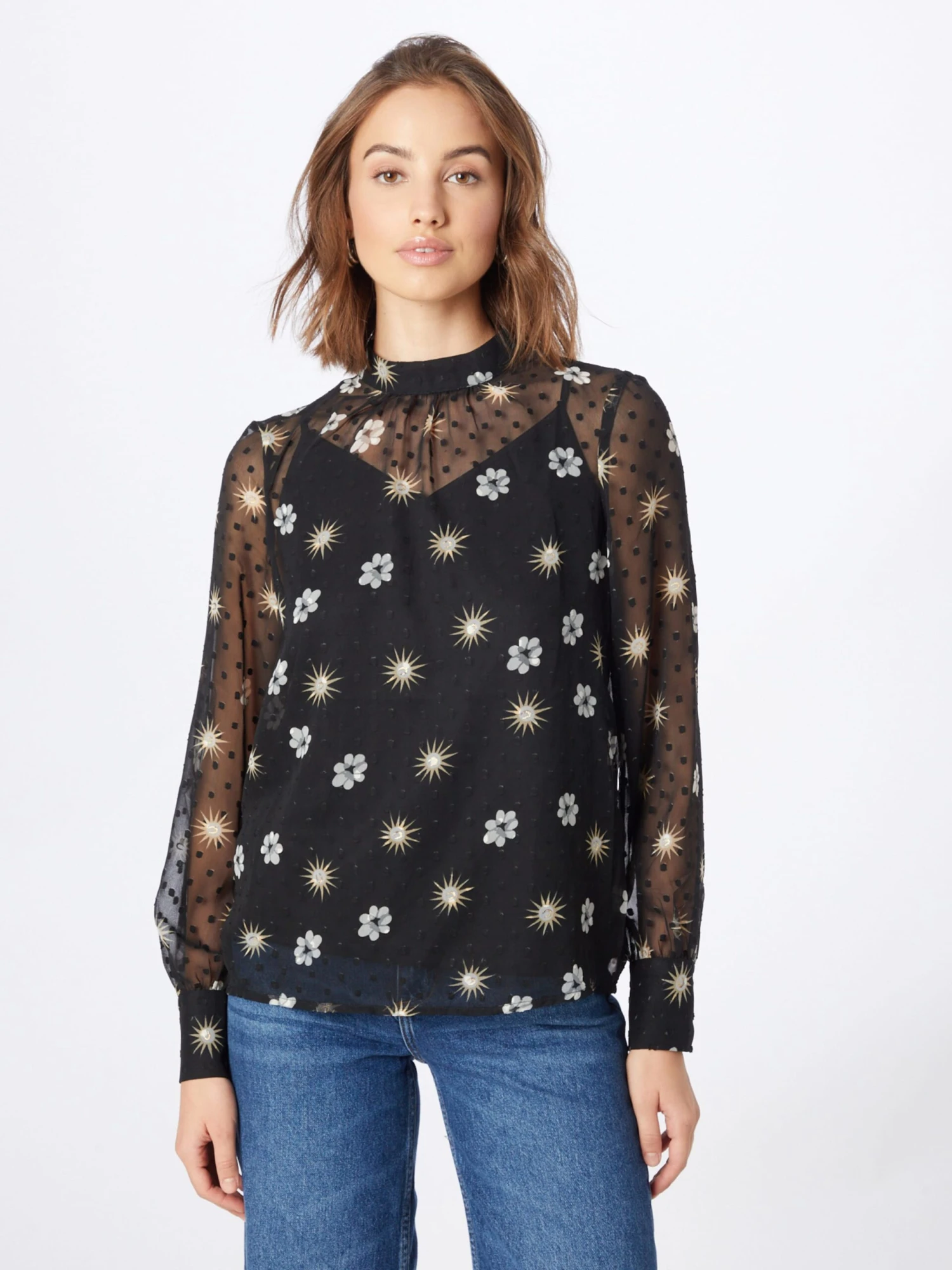 Vila T-shirts à Manches Longues T-shirt VISUN EDEE Femme Noir 5 Vila T-shirts à Manches Longues T-shirt VISUN EDEE Femme Noir – Image 3