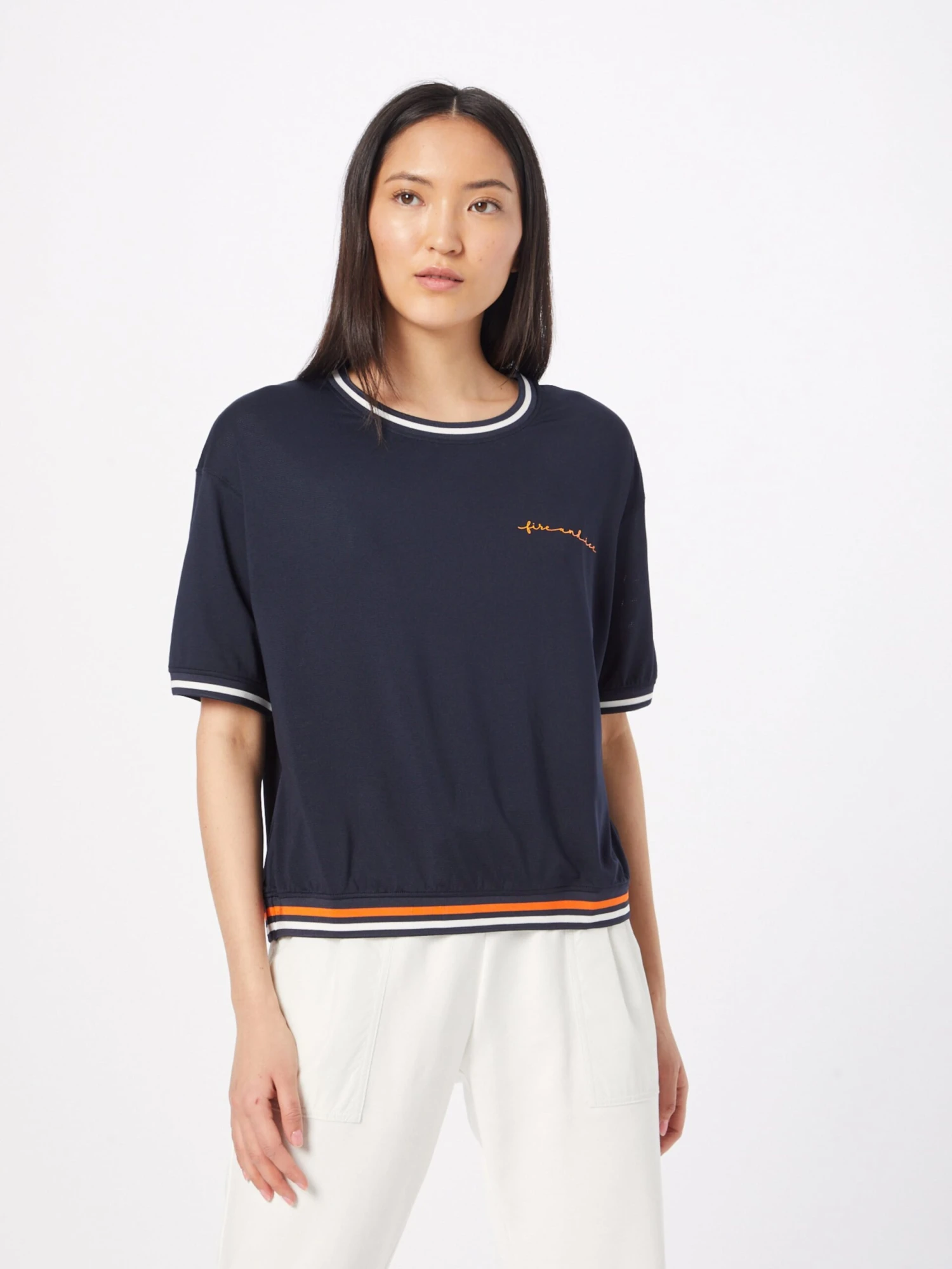 BOGNER FIRE+ICE T-shirts T-shirt CANDICE Femme Bleu Marine 5 BOGNER FIRE+ICE T-shirts T-shirt CANDICE Femme Bleu Marine – Image 3