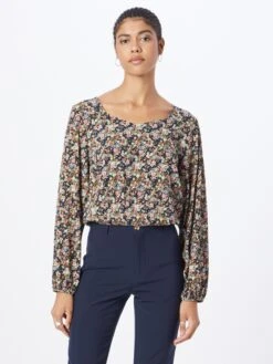 TOM TAILOR Denim T-shirts à Manches Longues T-shirt Femme Bleu Marine -Pas Cher Univers T-shirt Magasin 5a6bcc5a76afd472ce808fb54f79d876