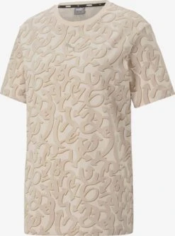 Puma T-shirts T-shirt She Moves The Game Femme Crème / Beige Clair