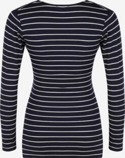 T-shirts à Manches Longues T-shirt FIONA Femme Bleu Marine -Pas Cher Univers T-shirt Magasin 5c0d3c68c32e21553782e5febc9def6c