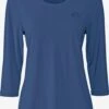 GOLDNER T-shirts à Manches 3/4 T-shirt Femme Bleu Roi