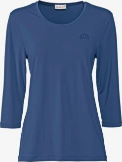 GOLDNER T-shirts à Manches 3/4 T-shirt Femme Bleu Roi