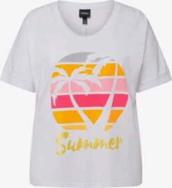 Ulla Popken T-shirts T-shirt Femme Blanc